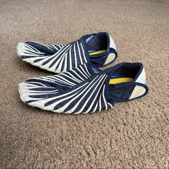 Vibram Unisex Furoshiki Walking Yoga Fitness Shoe Jeans Sz M In White, Jean - Picture 6 of 13